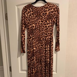 Midi Leopard Rachel Pally Maternity Dress Large